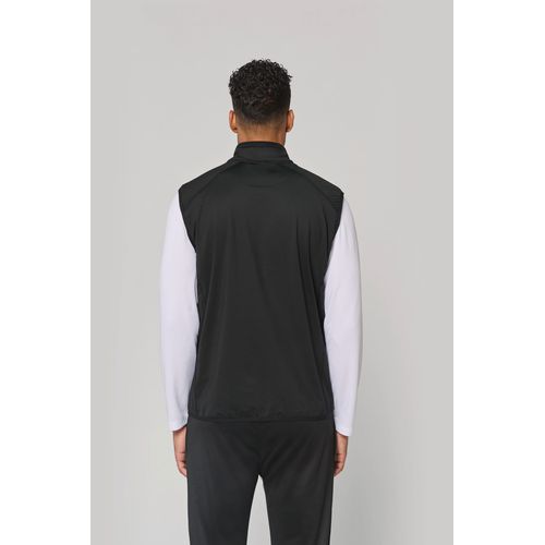 Veste sport bi-matière sans manches unisexe - 2