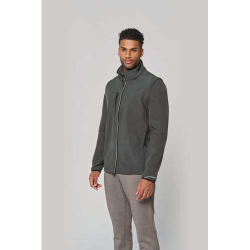 Veste softshell sport manches amovibles unisexe - 1