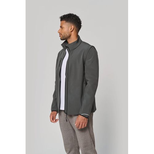 Veste softshell sport manches amovibles unisexe - 3