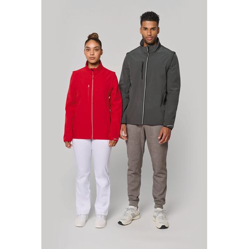 Veste softshell sport manches amovibles unisexe - 11
