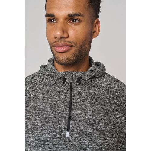 Sweat-shirt à capuche 1/4 zip sport unisexe - 13