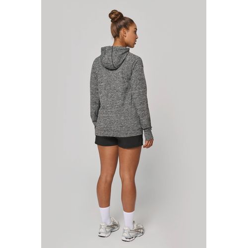 Sweat-shirt à capuche 1/4 zip sport unisexe - 9
