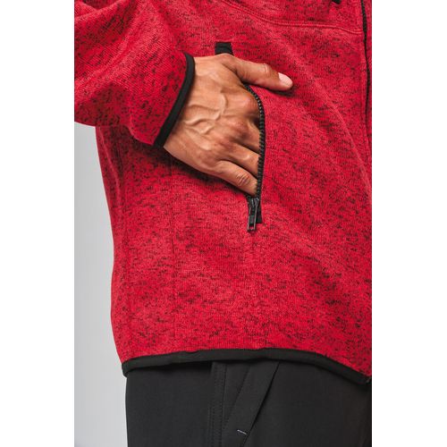 Veste à capuche chinée homme - 7