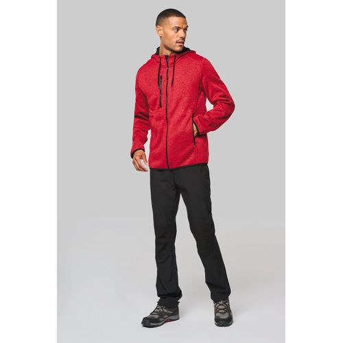 Veste à capuche chinée homme - 3