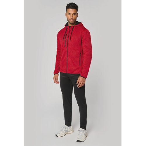 Veste à capuche chinée homme - 3