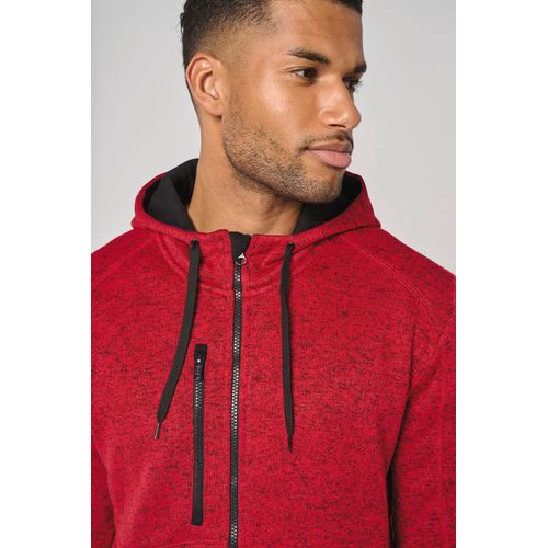 Veste à capuche chinée homme - 6