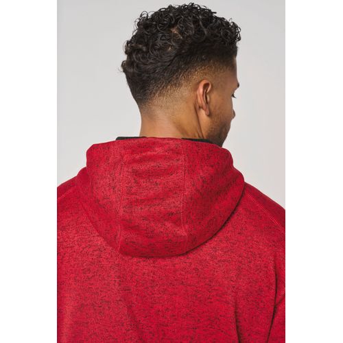 Veste à capuche chinée homme - 7