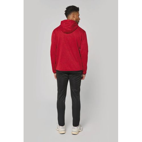Veste à capuche chinée homme - 4