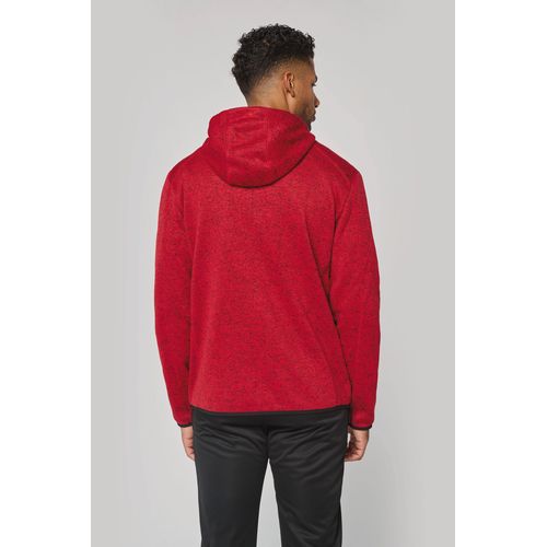 Veste à capuche chinée homme - 2