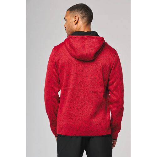 Veste à capuche chinée homme - 2