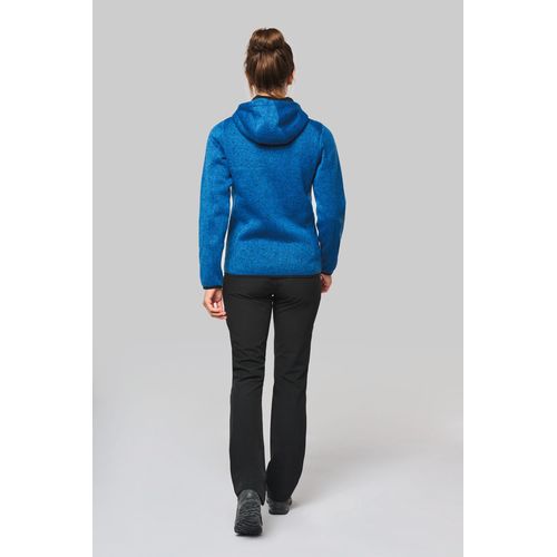 Veste à capuche chinée femme - 4