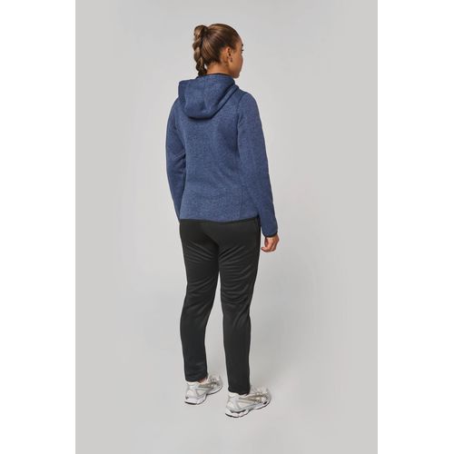 Veste à capuche chinée femme thumbnail 4