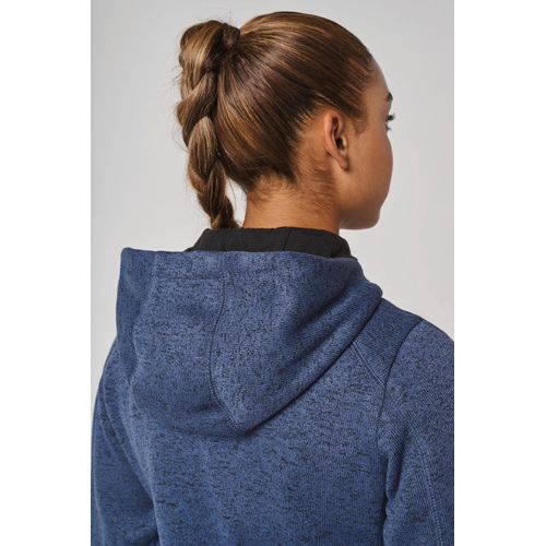 Veste à capuche chinée femme thumbnail 7