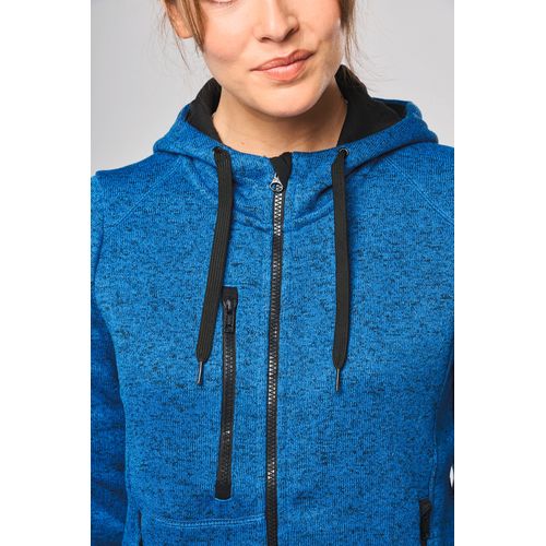 Veste à capuche chinée femme - 6