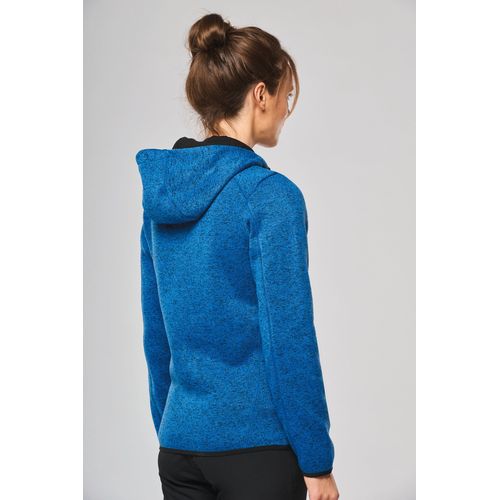 Veste à capuche chinée femme - 2