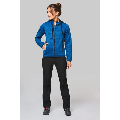 Veste à capuche chinée femme - 3