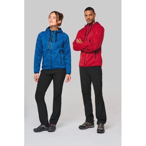 Veste à capuche chinée femme - 5