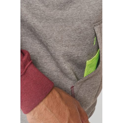Sweat-shirt à capuche bicolore unisexe thumbnail 15