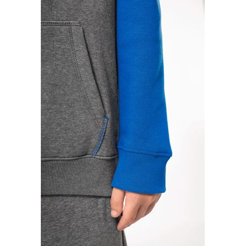 Sweat-shirt capuche bicolore enfant - 9