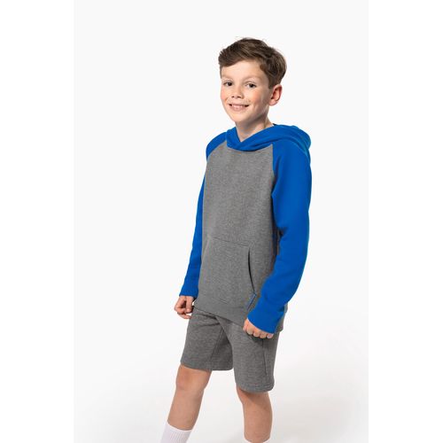Sweat-shirt capuche bicolore enfant - 3