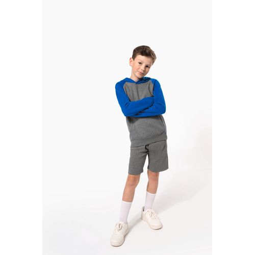 Sweat-shirt capuche bicolore enfant - 5