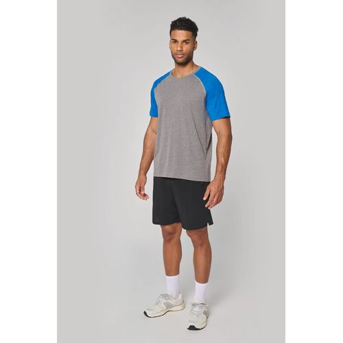 T-shirt triblend bicolore sport manches courtes unisexe - 6