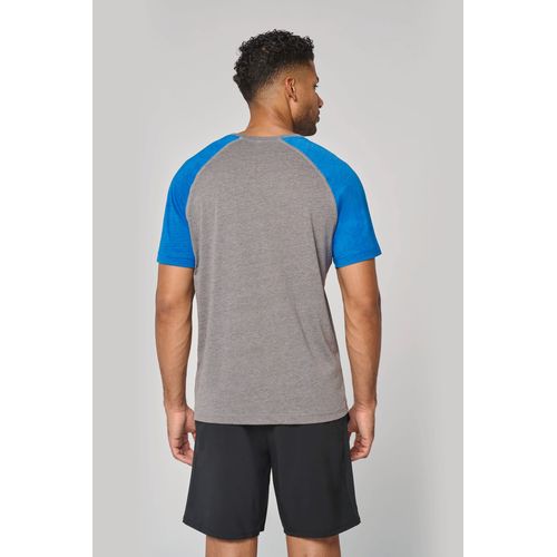 T-shirt triblend bicolore sport manches courtes unisexe - 3