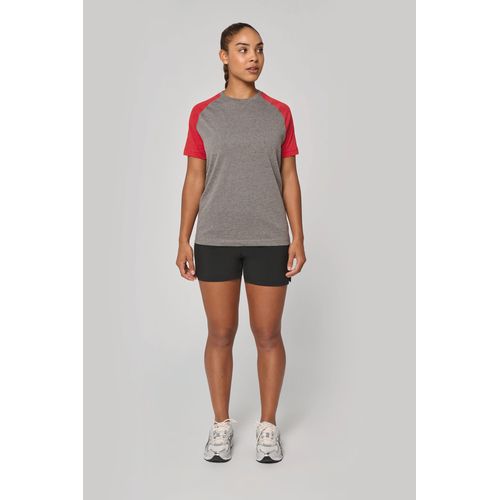 T-shirt triblend bicolore sport manches courtes unisexe - 8