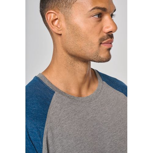 T-shirt triblend bicolore sport manches courtes unisexe - 6