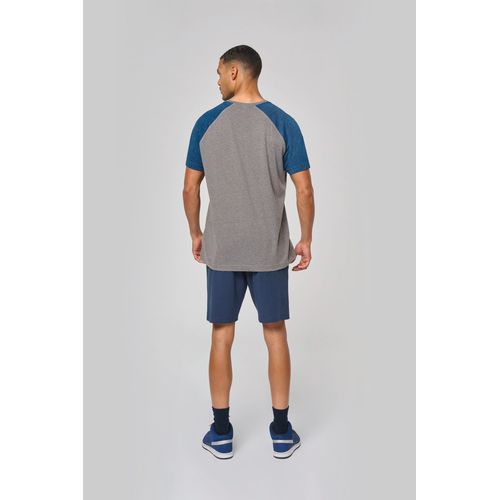 T-shirt triblend bicolore sport manches courtes unisexe - 4
