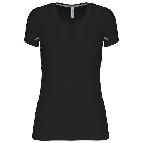 T-shirt de sport bi-matière manches courtes femme - 15