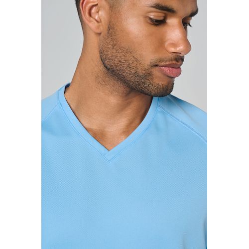 T-shirt de sport manches courtes col v homme thumbnail 4