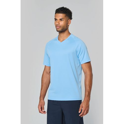 T-shirt de sport manches courtes col v homme - 1