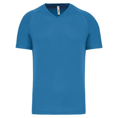 T-shirt de sport manches courtes col v homme - 8