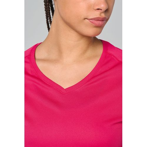 T-shirt de sport manches courtes col v femme thumbnail 5