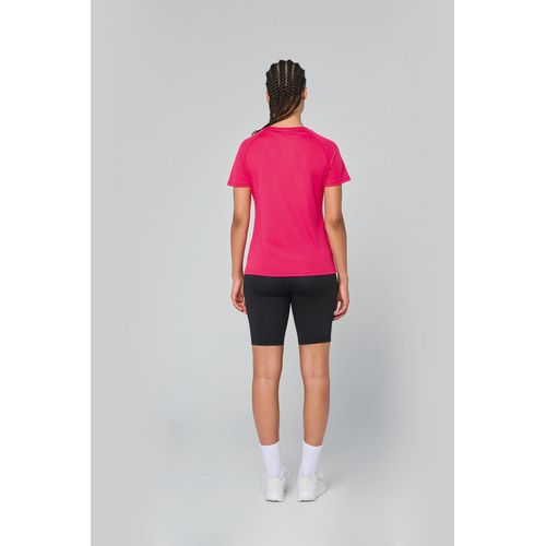 T-shirt de sport manches courtes col v femme - 2