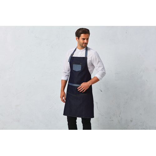 Tablier Denim à bavette "Domain" - 1
