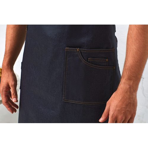 Tablier "effet ciré" à bavette "District" - 3