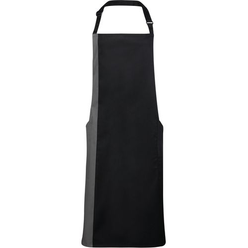 Tablier à bavette bicolore - 2