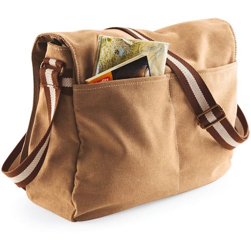 Sac courrier vintage en toile - 1