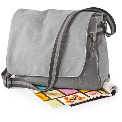 Sac courrier vintage en toile thumbnail 8