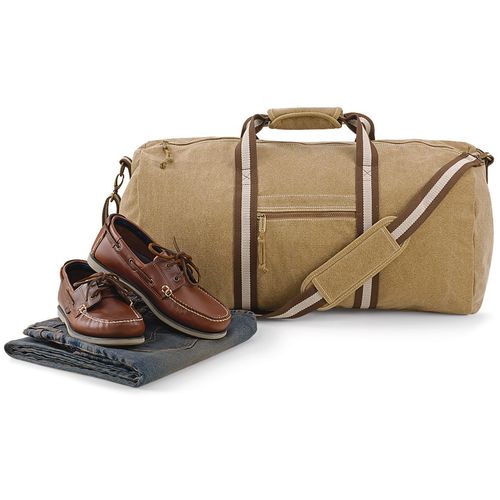 Sac de voyage vintage en toile - 3