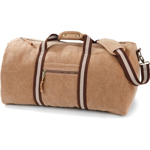 Sac de voyage vintage en toile - 5