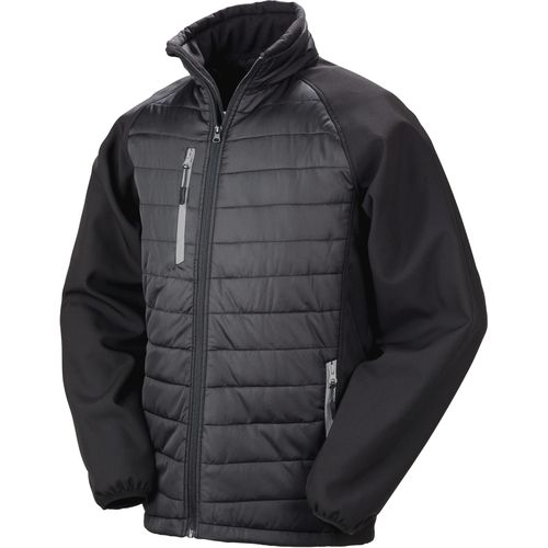Veste softshell rembourrée black compass recyclée - 3