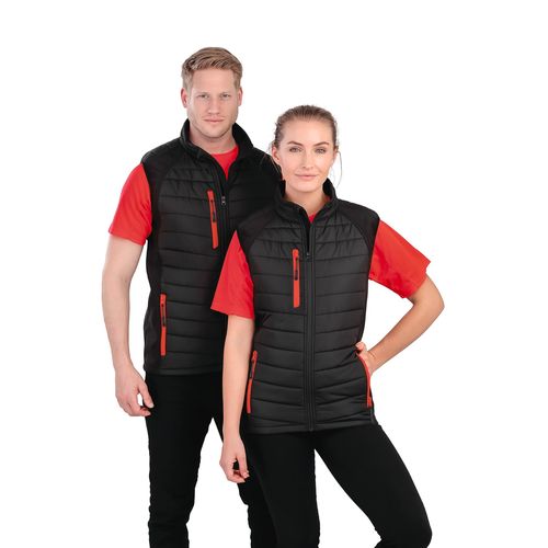 Gilet softshell rembourré black compass recyclé - 1