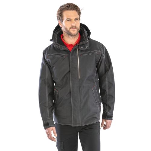 Parka robuste "effet denim" - 1