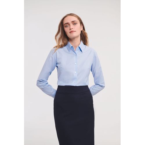 Chemise femme manches longues Oxford - 1