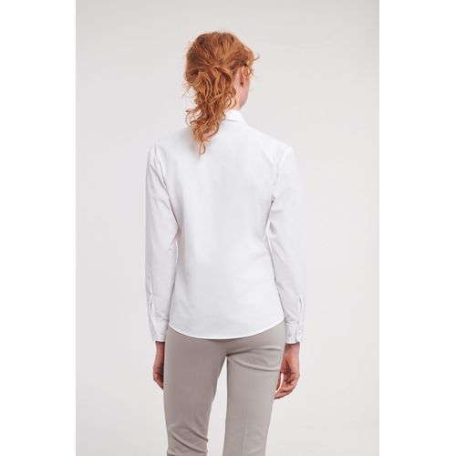 Chemise femme popeline polycoton manches longues - 2