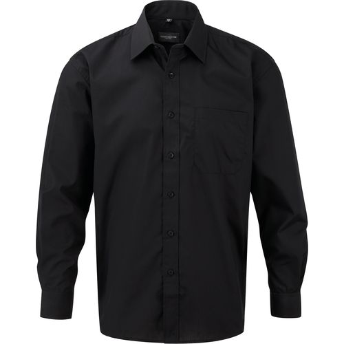 Chemise homme popeline polycoton manches longues - 3