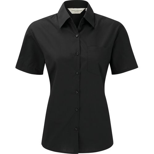 Chemise femme popeline polycoton manches courtes - 3